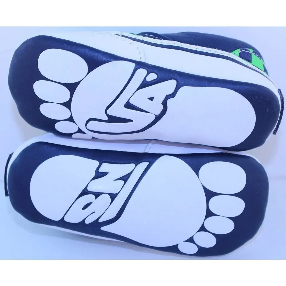 Vans Navy Green Crystal Rhinestone Sneakers Crib 4